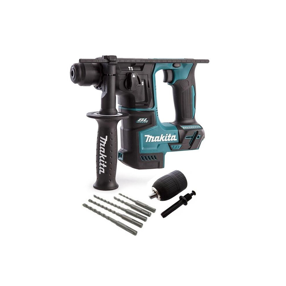 Makita DHR171Z 18V Cordless Brushless SDS Plus Rotary Hammer Drill Body + Chuck