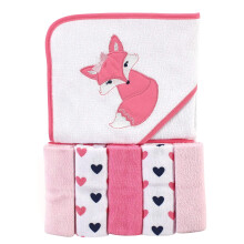 Unisex detsk osu ka s kapucnou Luvable Friends s piatimi inkami Foxy, jedna velkost