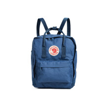 Fjllrven Knken Unisex Travel Backpack - Side Slip Pocket - Adjustable Shoulder Straps - Dual Top Handles Royal Blue One Size One Size