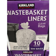 Kirkland Signature Kirkland 500 Bags Clear