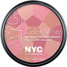 New York Color Wheel Mosaik-Gesichtspuder Pink Cheek Glow 0,32 Unzen