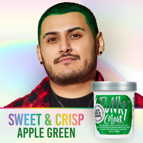 Punky Apple Green Ημι-Μόνιμο Χρώμα Μαλλιών 3.5oz 2