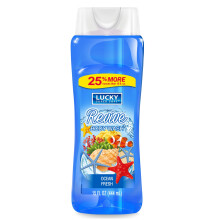 Lucky Super Soft Body Wash, Ocean Fresh, 15 oz