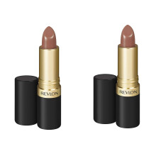 Revlon Läppstift, Super Lustrous Läppstift, Krämig Formel För Mjuka, Fylligare Läppar, Fuktig Känsla i Nudes & Bruna, Brazilian Tan (672) 0,15 o