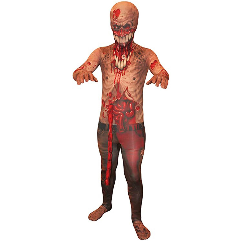 (Q2, Adult S 150cm) Zombies Costumes For Boys Kids Zombie Halloween Costumes Living Dead Zombie Costume