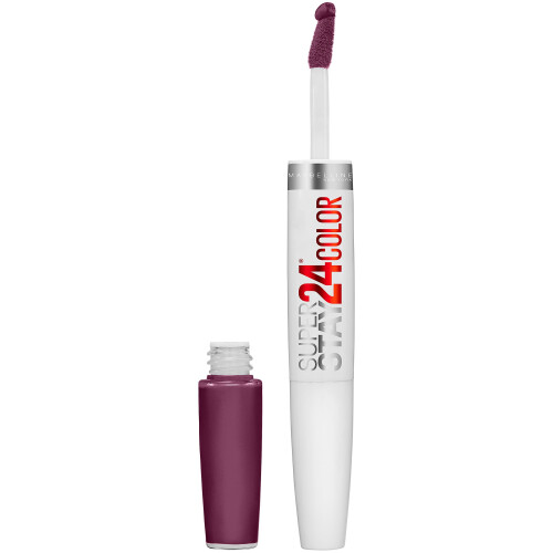 Maybelline Maybelline SuperStay 24, 2-Βήμα Υγρού Κραγιόν, Ακραίο Μελιτζανί