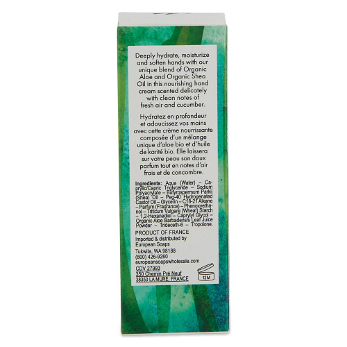 Βιολογική Κρέμα Χεριών Aloe (1.6oz), Άρωμα Φρέσκου Αγγουριού 2