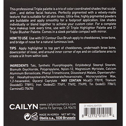 CAILYN O! Τριπλή Παλέτα Υψηλής Λάμψης 2