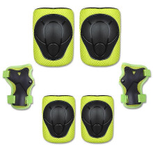 (Green, One size) Kids Knee Pads Children Knee Pad Set Knee Pads 6 In 1 Kids Knee Pads Kit Adjustable Elbow Pads Multi-color Optional