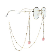 (Pink, One size) Metal Glasses Chains Fashion Sunglasses Lanyards Anti-lost Reading Glasses Cords Eyeglasses Strap Eyewear Accessories