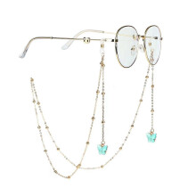 (Blue, One size) Metal Glasses Chains Fashion Sunglasses Lanyards Anti-lost Reading Glasses Cords Eyeglasses Strap Eyewear Accessories
