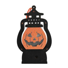 (black, One size) Pumpkin Lantern Led Luminous Halloween Decorations Home Party Props Halloween Lamp Multi-color Optional