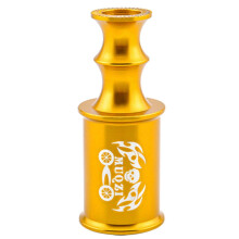 (Golden pirate, One size) Front Lamp Holder Bike Light Tube Sleeve Bicycle Wheel Axle Bicycle Hub Wheel Light Mount Multi-color Optional