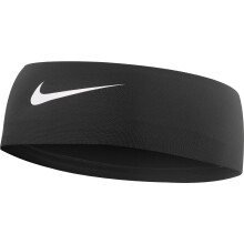 Nike Fury Dry Wide Youth Hoofdband (Zwart/Wit)