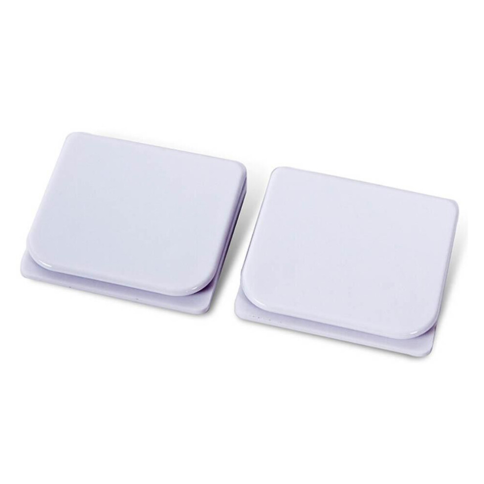 (as the picture) 2pcs Shower Curtain Clips Anti Splash Spill Stop Water Leaking Guard Bathroom