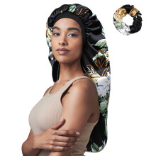 Jumbo Nachthut Zpfe Satinhaube Groe Satinkappe fr Zpfe