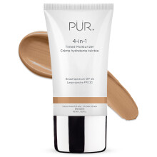 PR Crema idratante colorata 4 in 1 con SPF 20 - Primer idratante viso e fondotinta con burro di karit, aloe vera e vitamina B3 - Adatto ai vegan