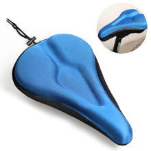 (blue, One size) Bicycle Seat Bike Seat 1 Pcs Cover Extra Soft Gel Bike Saddle Cushion With Water&dust Resistant Cover Multi-color Optional