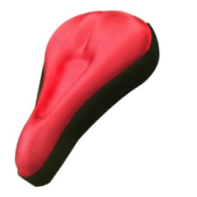(red, One size) Bicycle Seat Bike Seat 1 Pcs Cover Extra Soft Gel Bike Saddle Cushion With Water&dust Resistant Cover Multi-color Optional