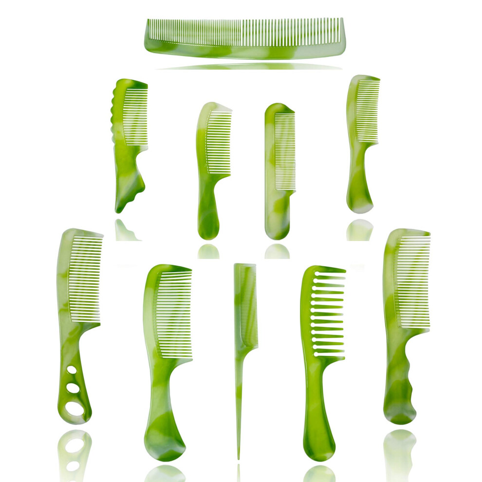 Ronchall Unisex Not,Specified 10 Pcs Hair Combs Comb Set Hair Combs For Women And Men Coarse Fine Dressing Comb