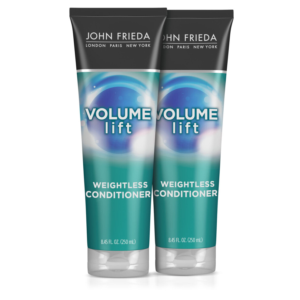 John Frieda Volume Lift Hair Conditioner  Safe for Color-Treated Hair  for Fine or Flat Hair  8.45 Ounces Pack of 2
