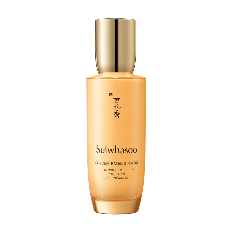 Sulwhasoo Concentrated Ginseng Renewing Emulsion: Lightweight Lotion To Smooth Hydrate And Visibly Soften Lines & Wrinkles 4.22 Fl. Oz.