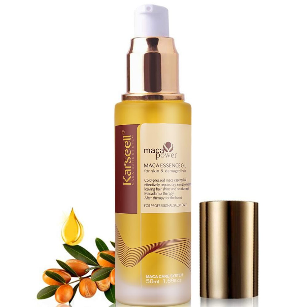 Moroccan Argan Oil for Hair Healing Cold Pressed Weightless Argan Oil