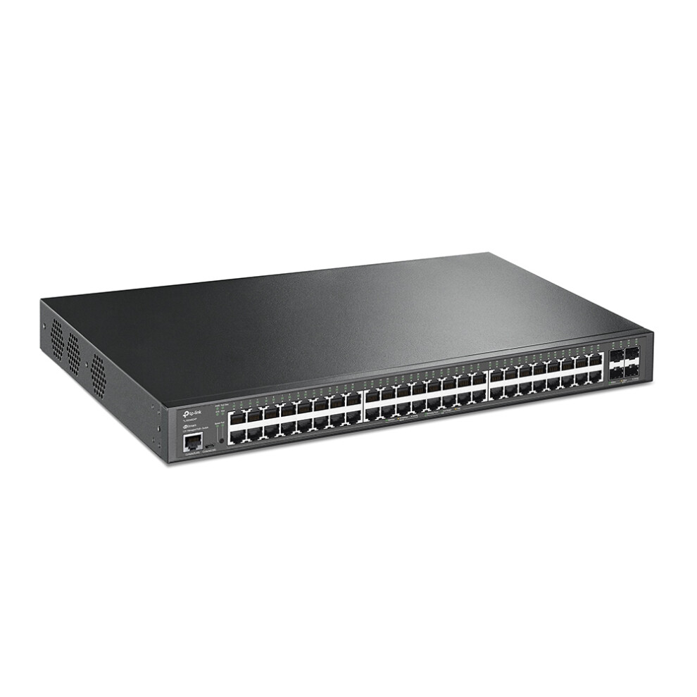 TP-Link JetStream TL-SG3452XP V2.6 - Switch - L2+ - Managed - 48 x 10/100/1000 (PoE+) + 4 x 10 Gigabit SFP+ - rack-mount