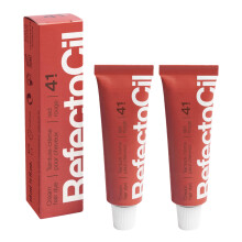 RefectoCil Creme-Haartnung 2er-Pack  Professionelle Haartnung fr langanhaltende Farbe  Rot (#4.1)