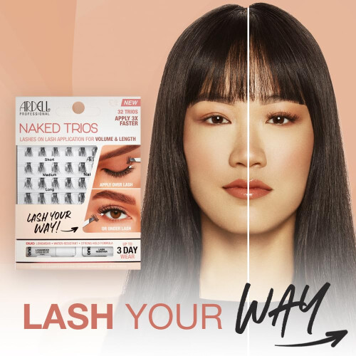 Ardell Ardell Naked Lashes Trios Kit  32 Trios  1 pack 2