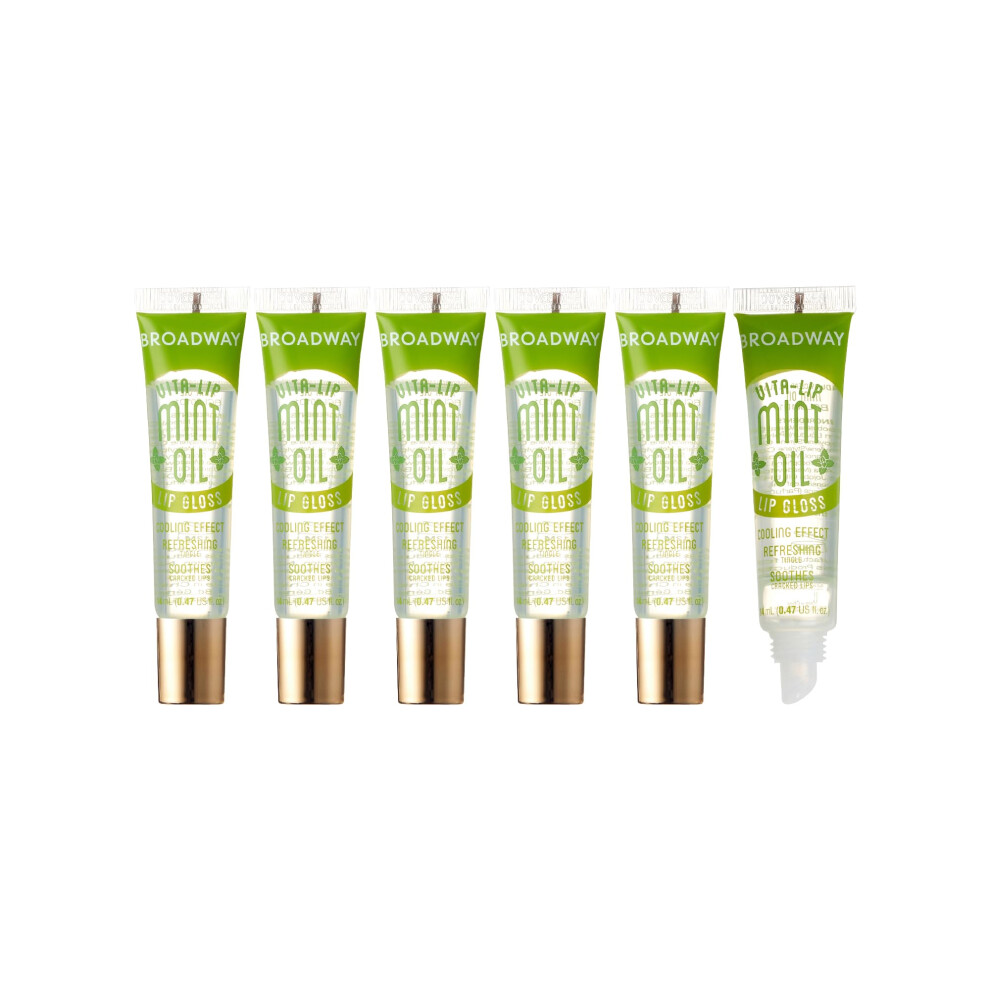Comfort-Kussen Red,Clear Ruby Kisses Broadway Lip Gloss Vita-Lip Clear Lip Gloss Moisturizing Soothing Super Glossy With Vitamin Oil Mint