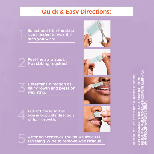 Strisce di Cera Sally Hansen Snip & Use per Viso e Corpo 2