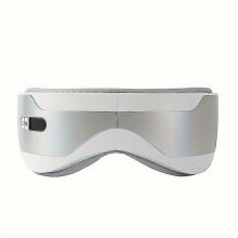(silver) Eye massager hot compress vibration eye massager eye massager bluetooth eye protection device