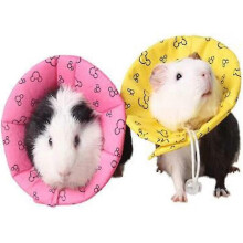 (As show, One size) Ifeng Hamster Cone E-collar Hedgehog Elizabethan Collar Recovery Scarf Breathable Soft Guinea Pig Nursing Collar For Small Animal