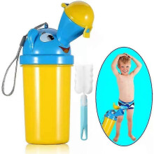 (Boy, One size) Portable Urinal Pot Male Female Urinal 1000ml With Carry Handle For Travel Camping Commuting Outdoor Activities Car Portable Male Toilet