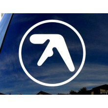 So Cool Stuff Aphex in Circle Vinyl 4"" Tall (Color: White) Decal Lapt