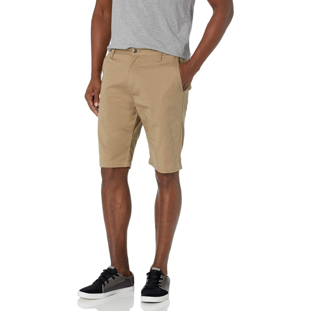 Volcom Heren Vmonty Stretch Chino Short Khaki 36-image