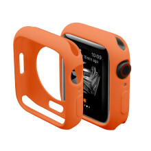 Ultra tenk m kk TPU n razuvzdorn puzdro Hontao pre iWatch Apple Watch Series 3/2/1 Orange 42 mm