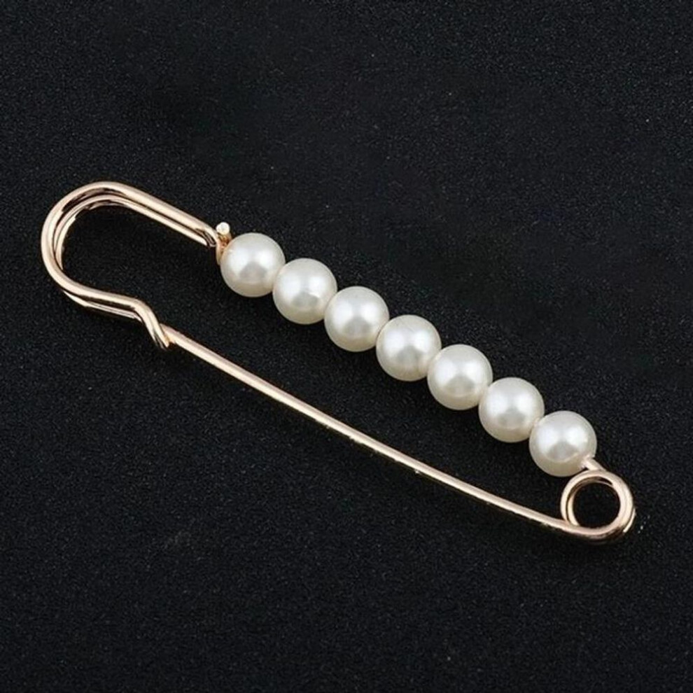 (gold, 1pc) Beaded Brooch Pins for Sweaters and Shawls