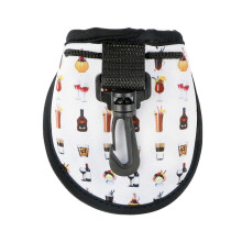 (White, One size) Small Golfs Ball Bag Holder with Hook Drawstring Small Storage Bag Gift for Golfers Multi-color Optional