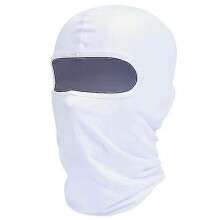 (White, One size) Ski Mask Cycling Headgear For Men Full Face Mask Balaclava Black Ski Masks Covering Neck Gaiter Multi-color Optional