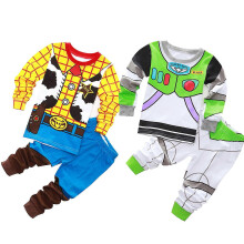 (7-8 Years, Buzz Lightyear) Kids Boys Pajamas Toy Story Buzz Lightyear Woody Pajamas Set Nightwear Sleepwear Outfit Multiple Sizes Available