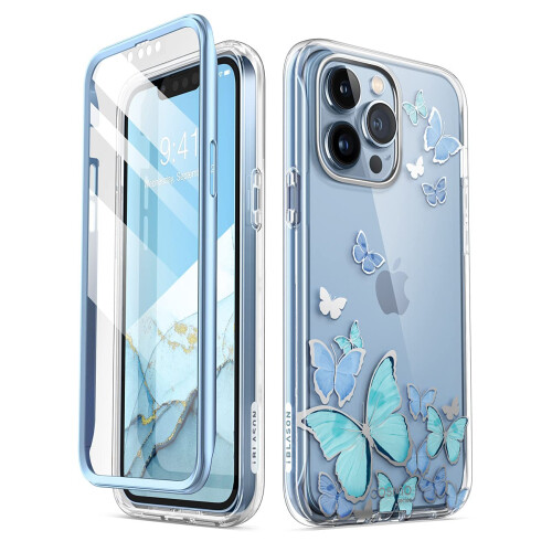 i-Blason Cosmo for iPhone 13 Pro Max Case [Built-in Screen Protector]