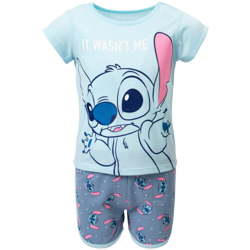 Disney Disney Lilo & Stitch Μπλούζα και Σορτς για Κορίτσια Μπλε 6 2