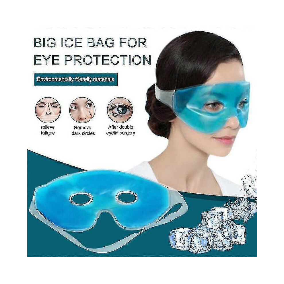 Cooling Ice Eye Mask Relieve Eye Fatigue Eliminate Dark Circles Sleep Eye Care Superb