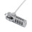 Laptop Combination Security Lock Cable, Laptop Lock Cable Chain Theft Deterrent 4 Digit Password for Notebook Pc 4