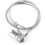 Laptop Combination Security Lock Cable, Laptop Lock Cable Chain Theft Deterrent 4 Digit Password for Notebook Pc 1