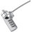 Laptop Combination Security Lock Cable, Laptop Lock Cable Chain Theft Deterrent 4 Digit Password for Notebook Pc 3
