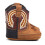 ARIAT Lil' Stompers Evan Style Βρεφικά Μπότες - Άνετες Διχρωμές με Κλείσιμο Velcro 2