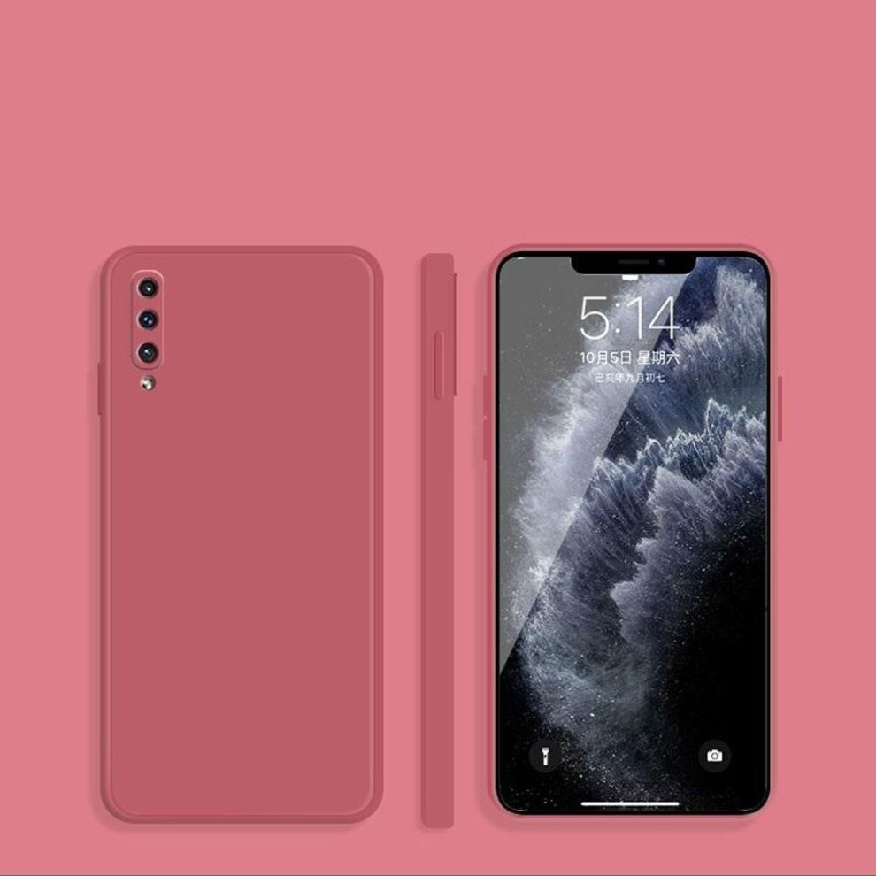 (red, Galaxy S22 Plus) luxury Liquid Soft Silicone Matte Square Case For Samsung Galaxy A14 A24 A34 A54 A12 A32 A52 A72 5G S23 Plus S22 S21 FE Ultra protection phone cover
